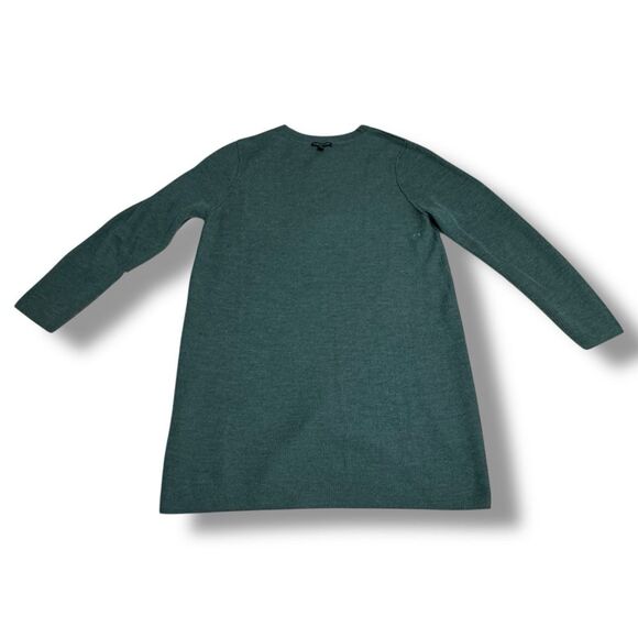 Eileen Fisher 100% Merino Wool Sweater Dress Mini Above Knee Size Large - Picture 6 of 10